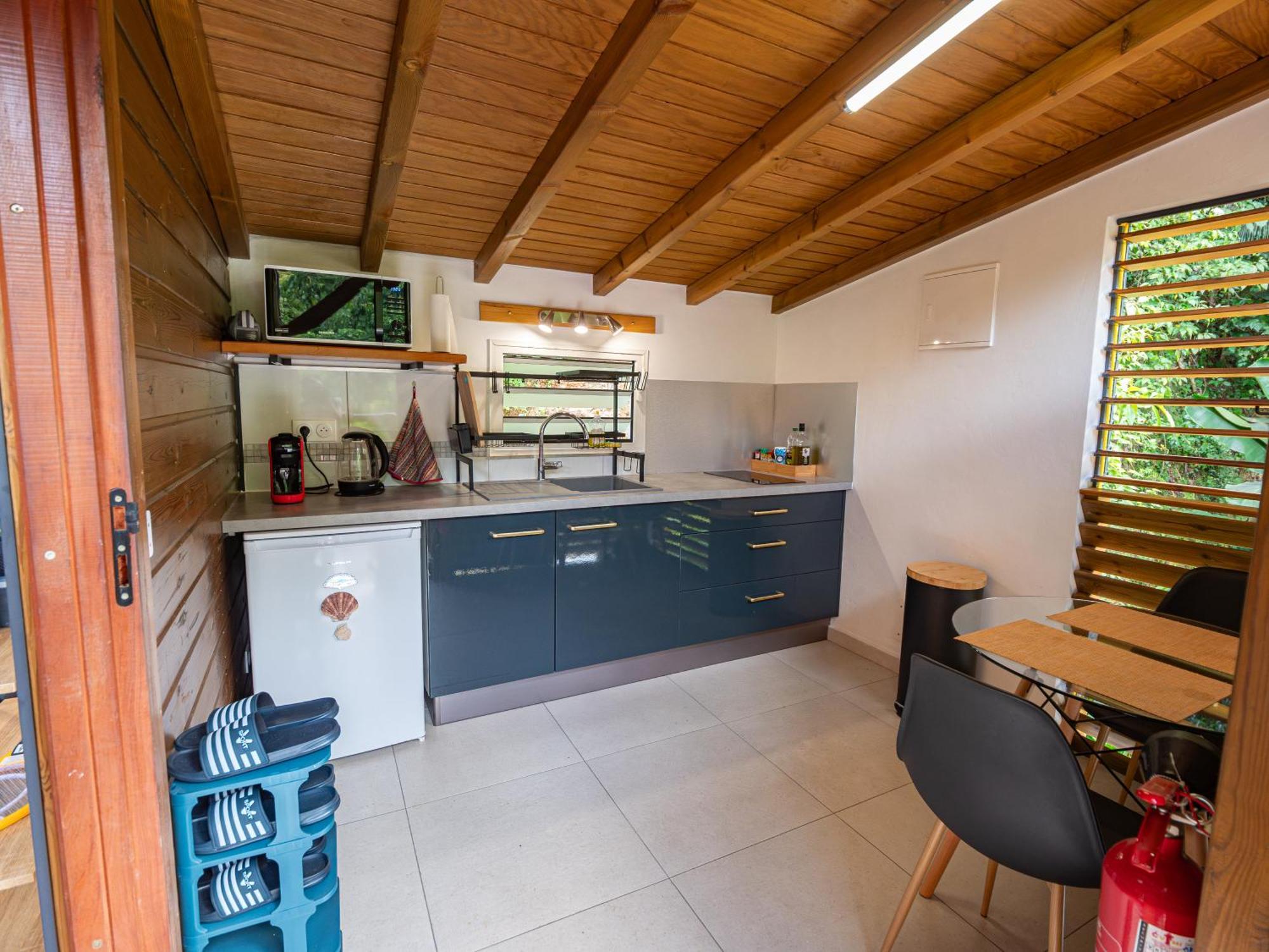 Kalinao - Bungalow Chic En Nature Les Abymes Esterno foto